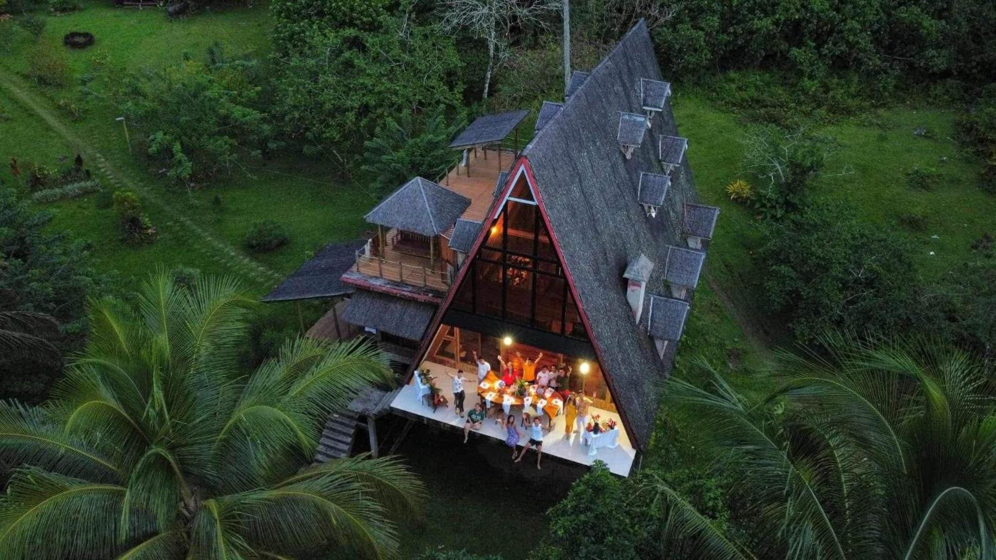 Camiguin Volcano Houses - A-Frame House Mambajao Eksteriør billede